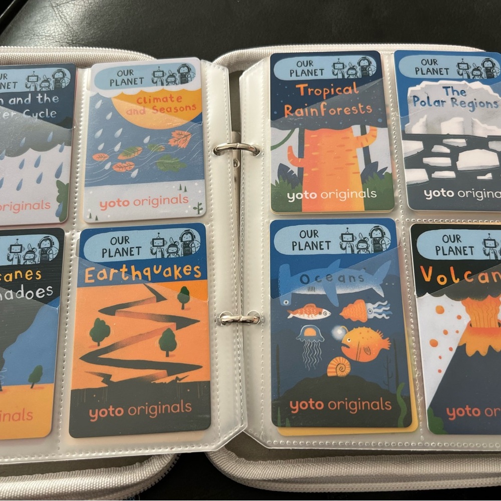 Sold- yoto Our Planet Card Set ages 6-10